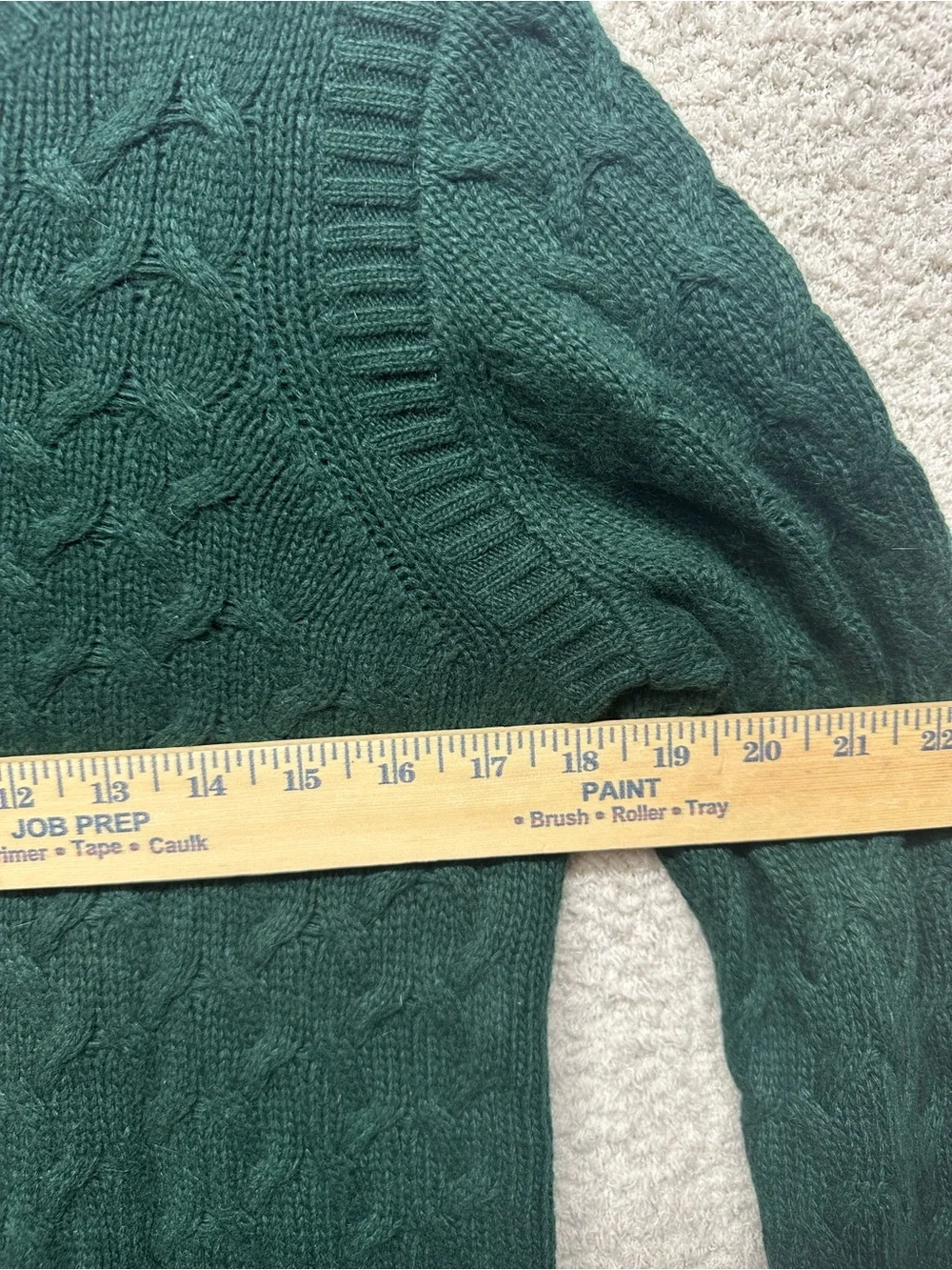 J.Crew Angora Wool Blend Textured Knit Sweater Green Medium Crewneck Cozy